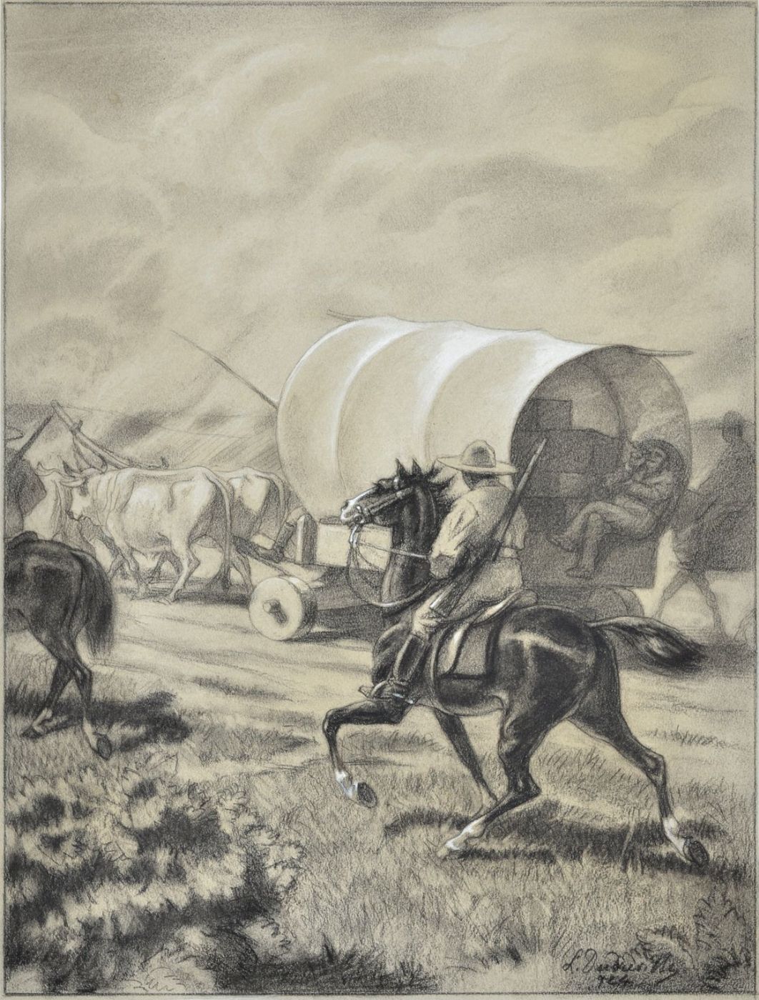 Illustrazione per I figli del Capitano Grant, 1924